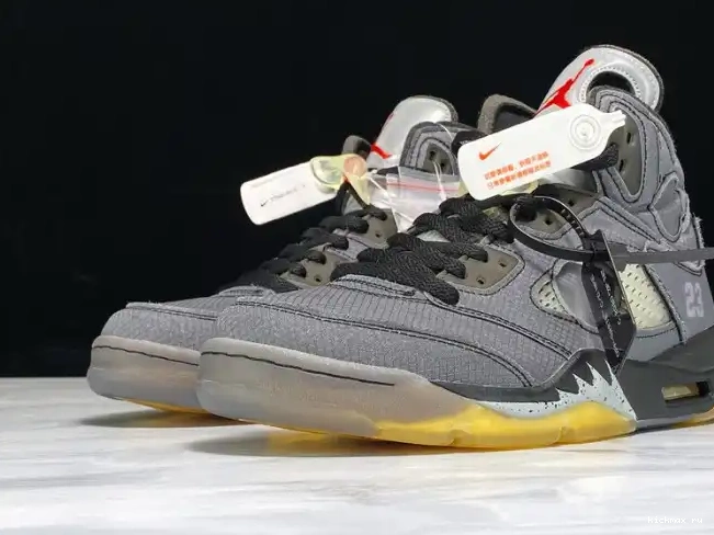 Rep MAX Jordan Air CT8480-001 5 Off-White Black x 0530